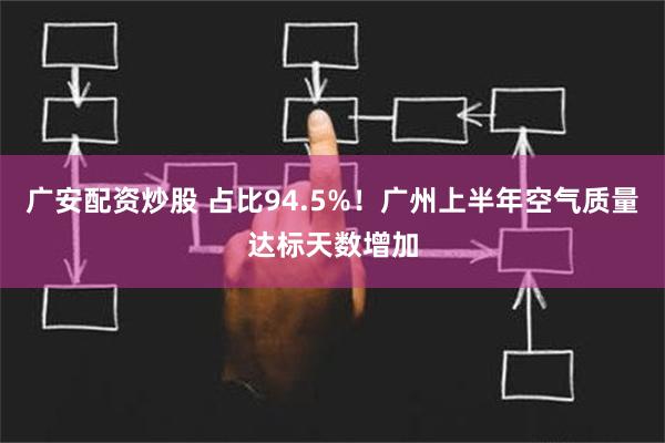 广安配资炒股 占比94.5%！广州上半年空气质量达标天数增加